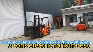 Compact Electric Forklift with Free Shipping 1ton 2ton 3.5 Ton 4t Capacity