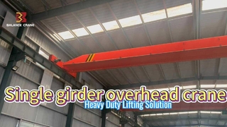 Single girder overhead crane