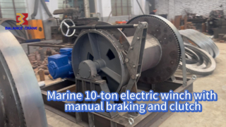Production of the 10t electric winch