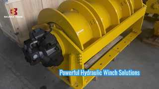 High Speed Hydraulic Winch For Heavy Duty Lifting